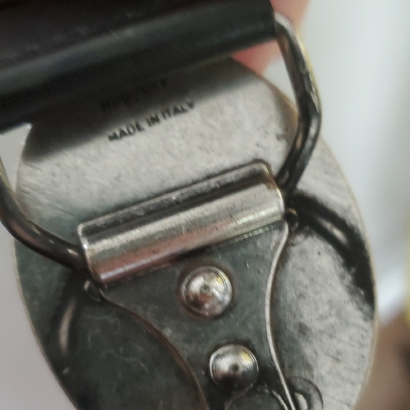 ba&sh Black Belt with White Oval Accent - Picture 3 of 6